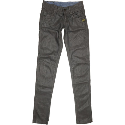 G-Star Fender Women Grey Skinny Slim Stretch Jeans W25 L33