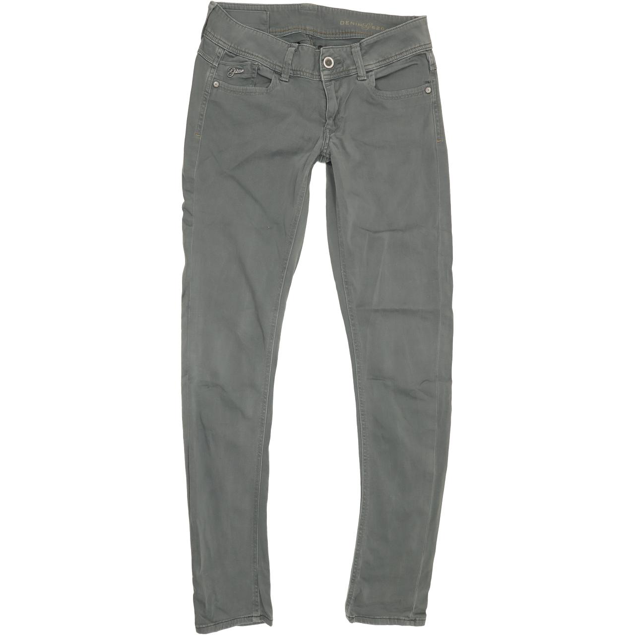 G-Star Men Grey Straight Slim Jeans W28 L32