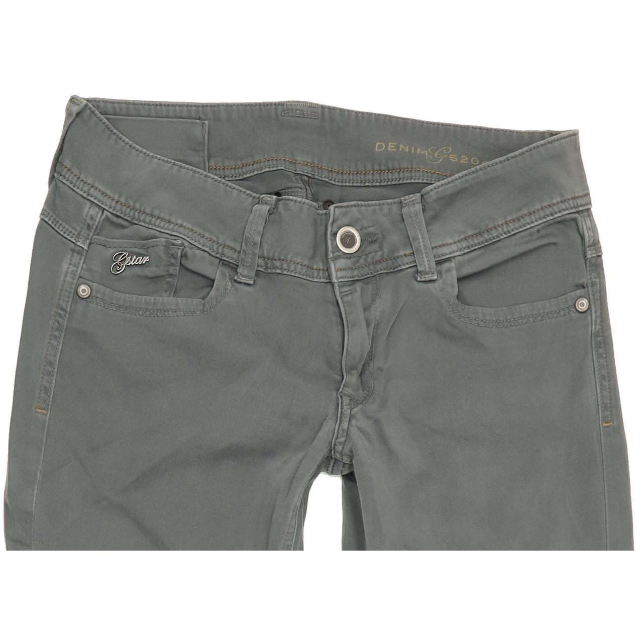 G-Star Men Grey Straight Slim Jeans W28 L32