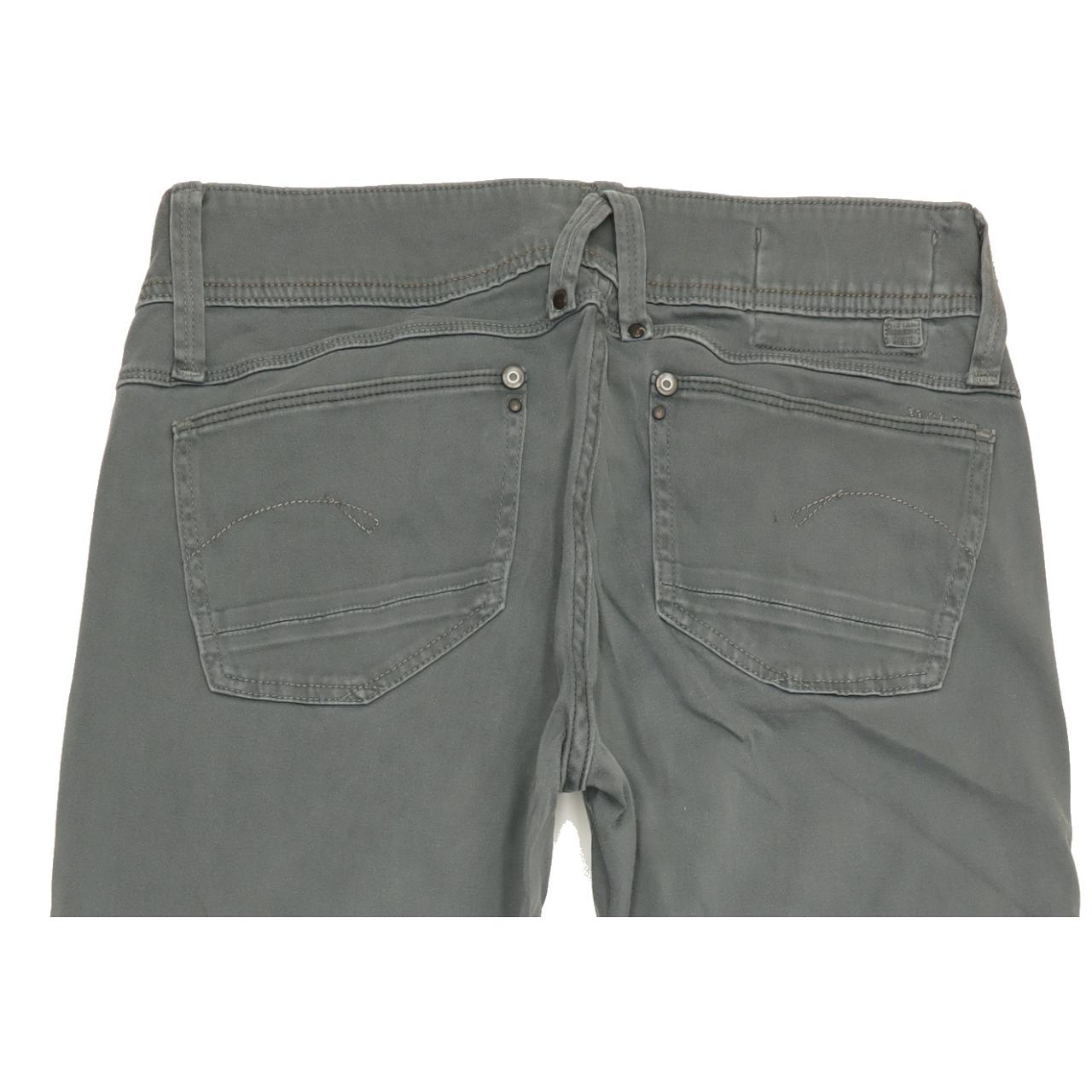 G-Star Men Grey Straight Slim Jeans W28 L32