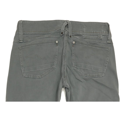 G-Star Men Grey Straight Slim Jeans W28 L32