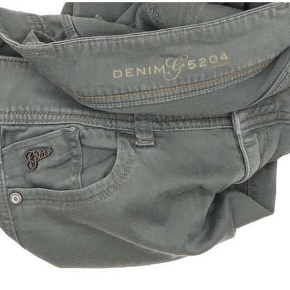 G-Star Men Grey Straight Slim Jeans W28 L32
