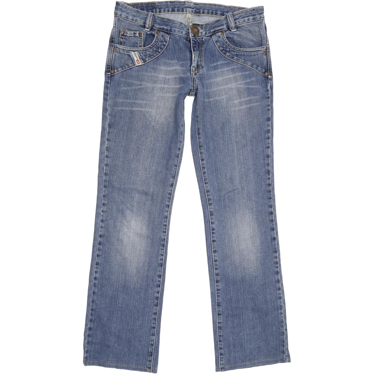 Diesel Kulter Women Blue Bootcut Slim Jeans W30 L30