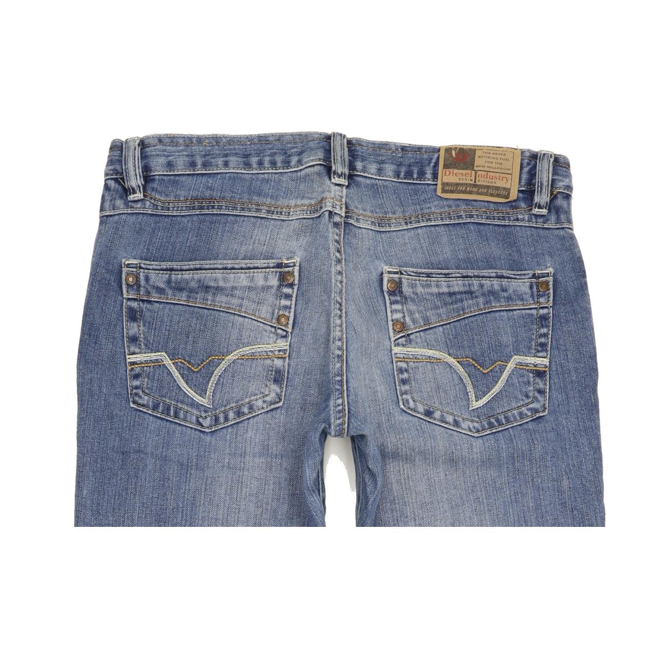 Diesel Kulter Women Blue Bootcut Slim Jeans W30 L30