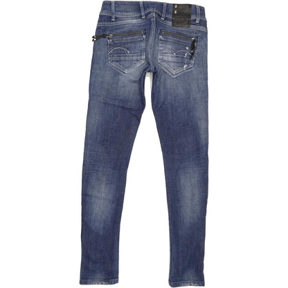 G-Star Fender Women Blue Skinny Slim Stretch Jeans W28 L32