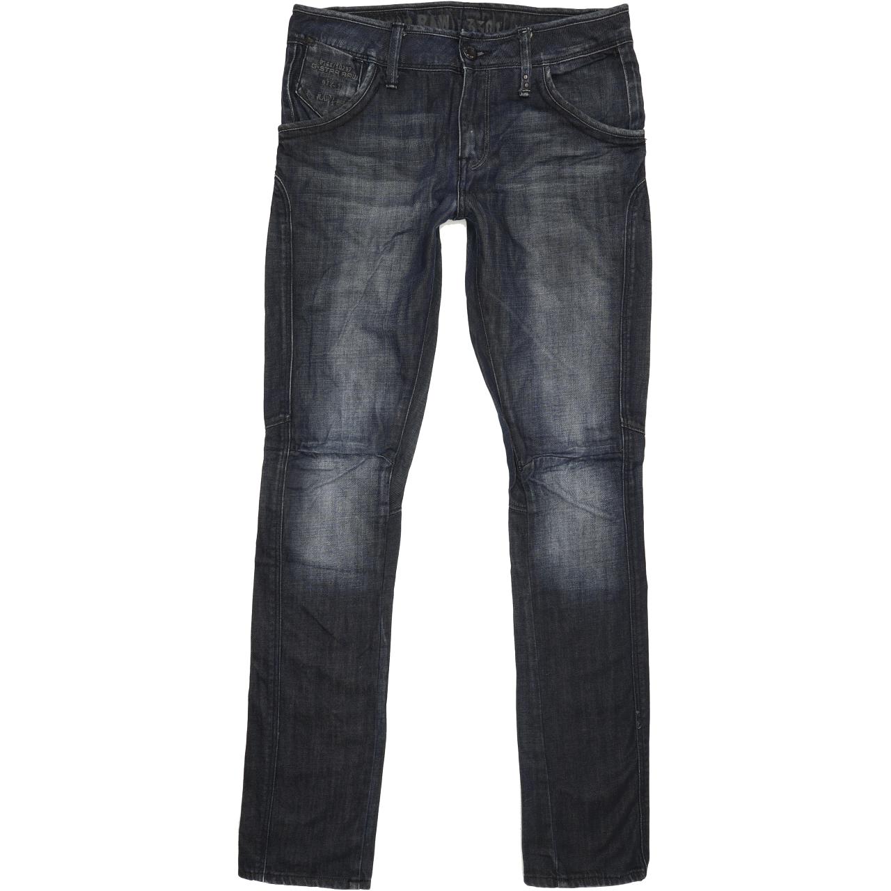 G-Star 3301 Men Blue Straight Regular Jeans W31 L34
