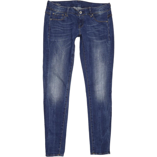 G-Star 3301-A Women Blue Skinny Slim Stretch Jeans W29 L32