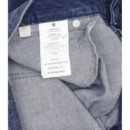 G-Star 3301-A Women Blue Skinny Slim Stretch Jeans W29 L32