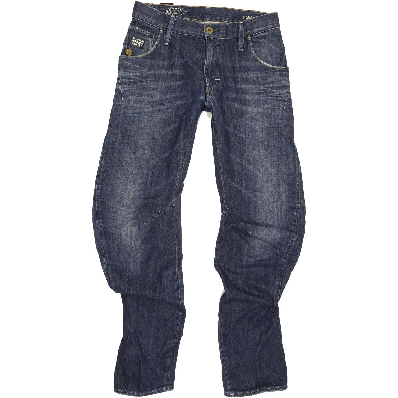 G-Star Arc 3D Men Blue Tapered Loose Jeans W28 L32