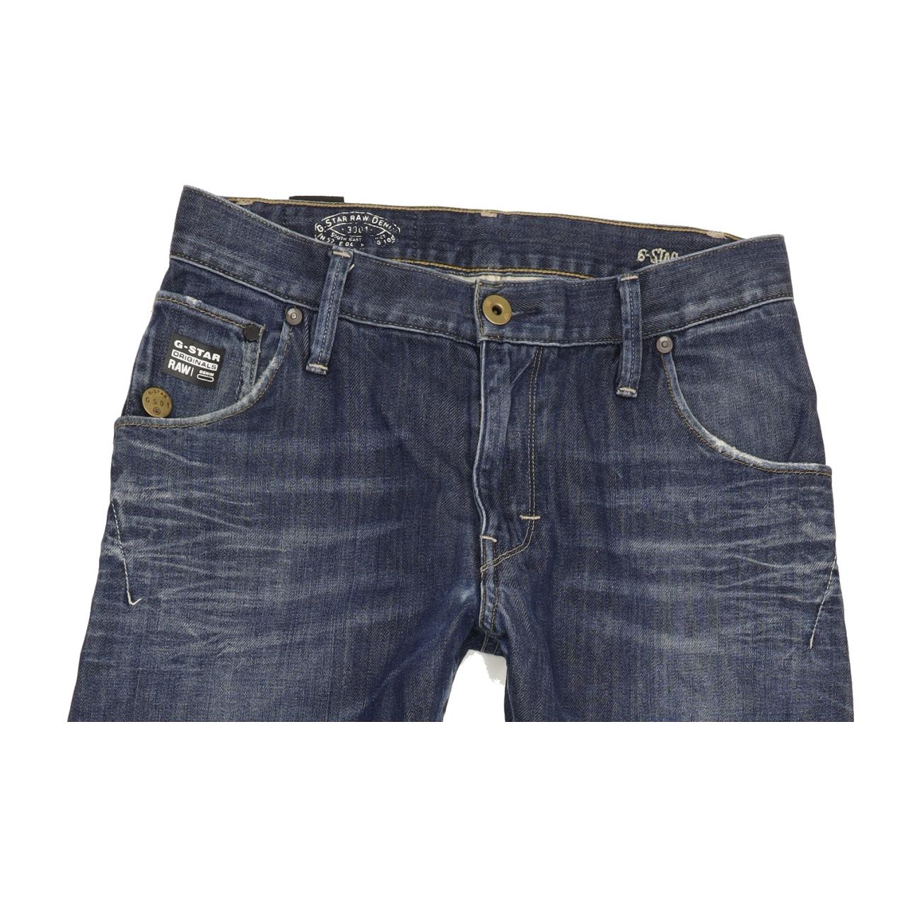 G-Star Arc 3D Men Blue Tapered Loose Jeans W28 L32
