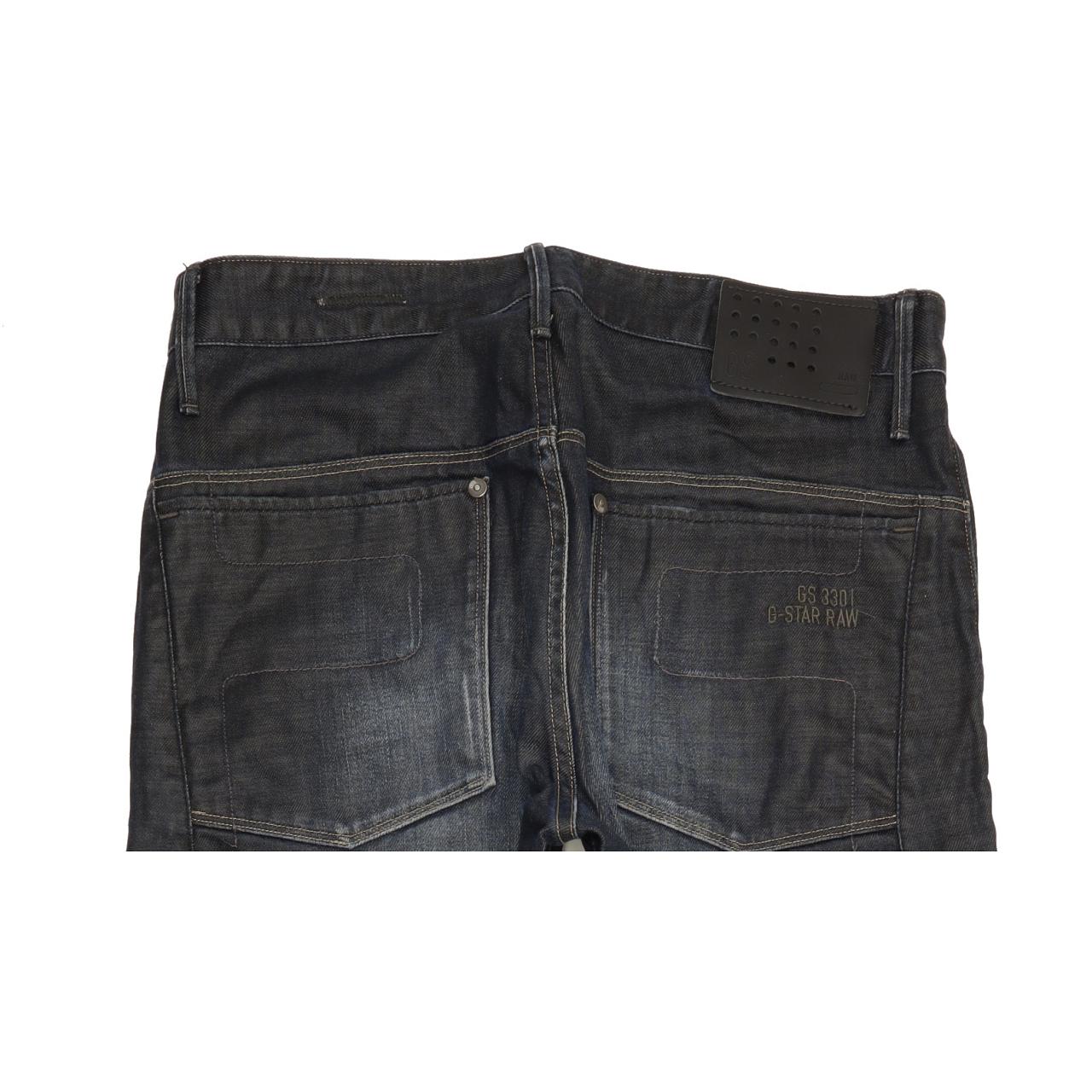 G-Star Men Blue Straight Regular Jeans W33 L31