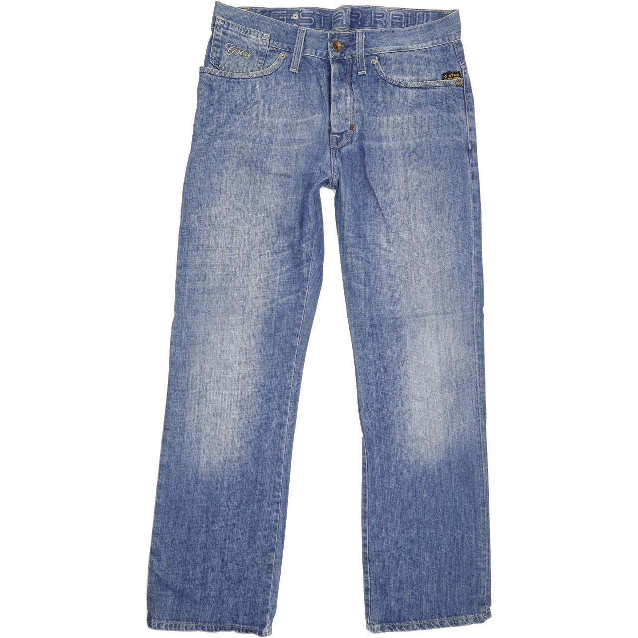 G-Star Coder Men Blue Straight Regular Jeans W32 L31