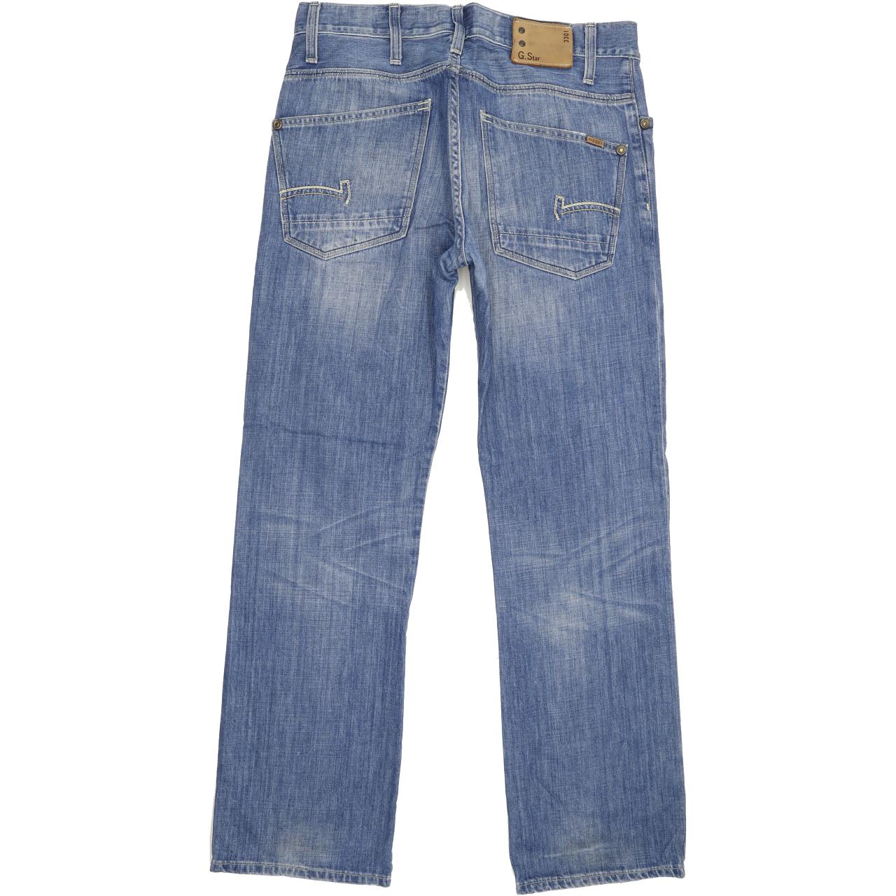 G-Star Coder Men Blue Straight Regular Jeans W32 L31