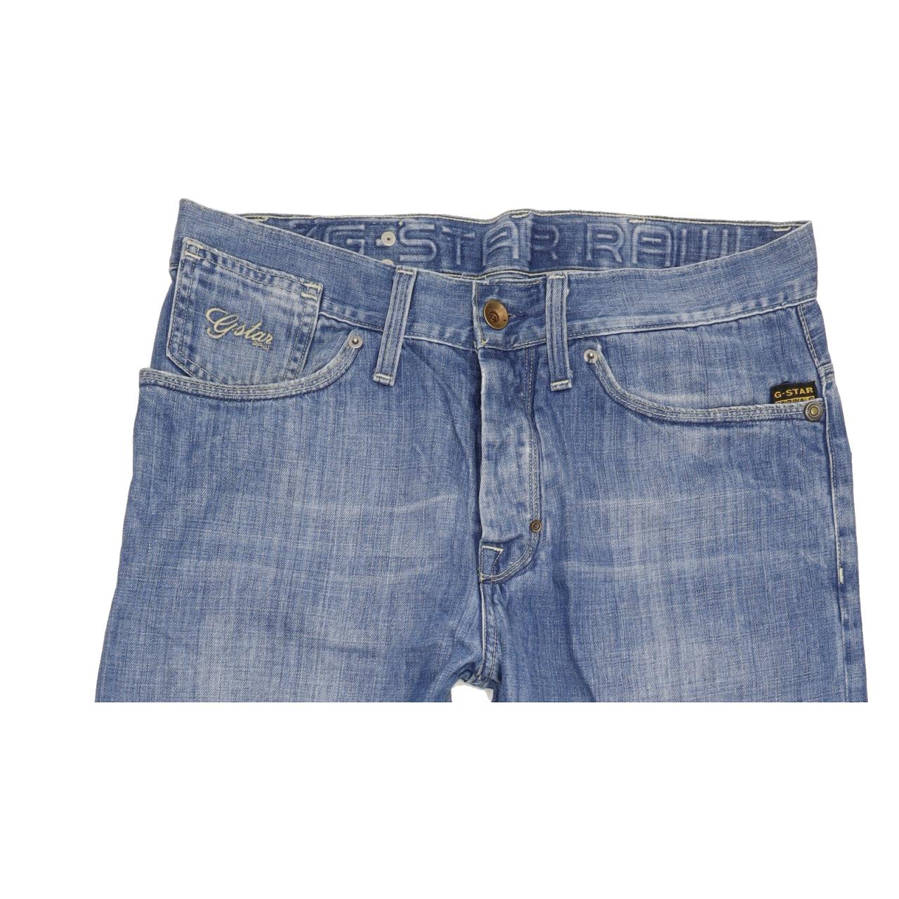 G-Star Coder Men Blue Straight Regular Jeans W32 L31
