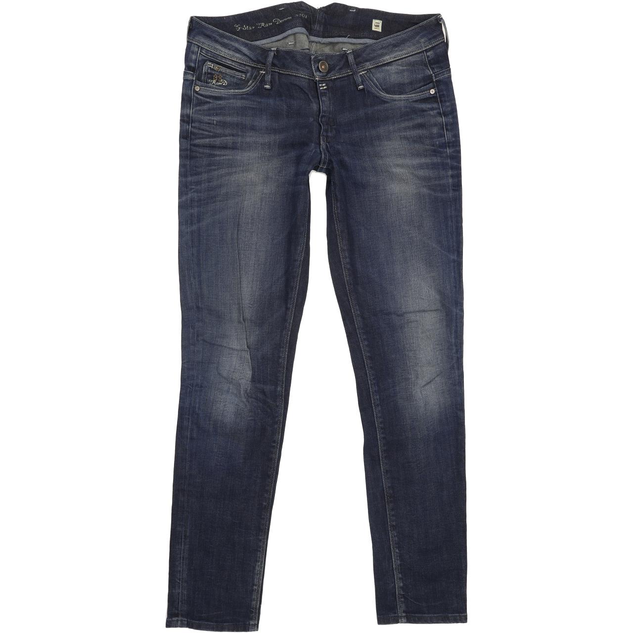 G-Star Colt Women Blue Skinny Slim Stretch Jeans W30 L32