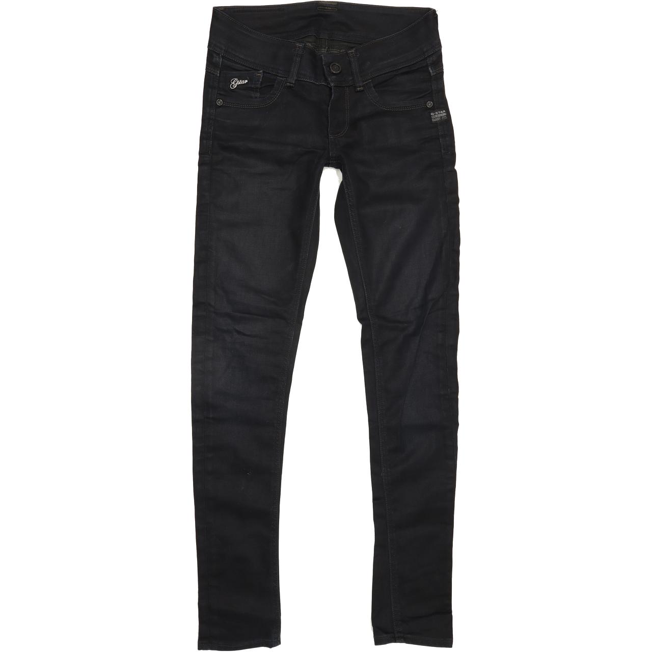 G-Star Lynn Women Navy Skinny Slim Stretch Jeans W26 L31