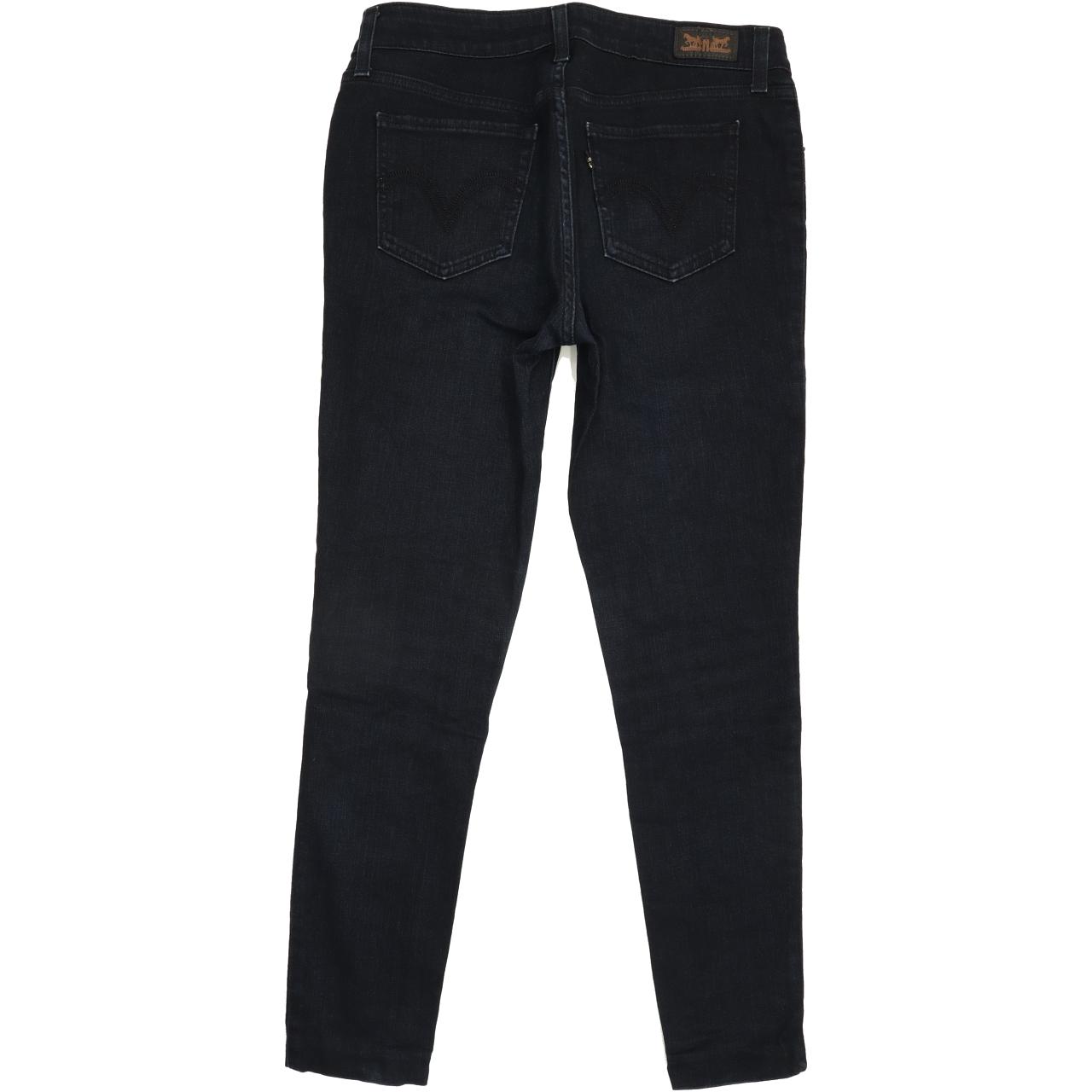 Levi's Women Black Skinny Regular Stretch Jeans W30 L28