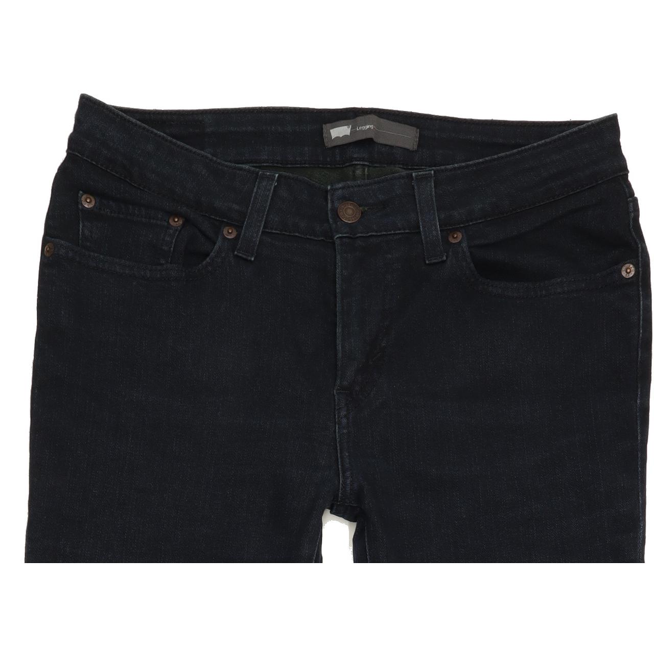 Levi's Women Black Skinny Regular Stretch Jeans W30 L28