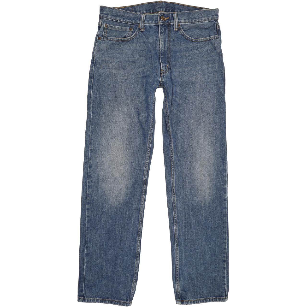 Levi's 505 Men Blue Straight Regular Jeans W34 L33