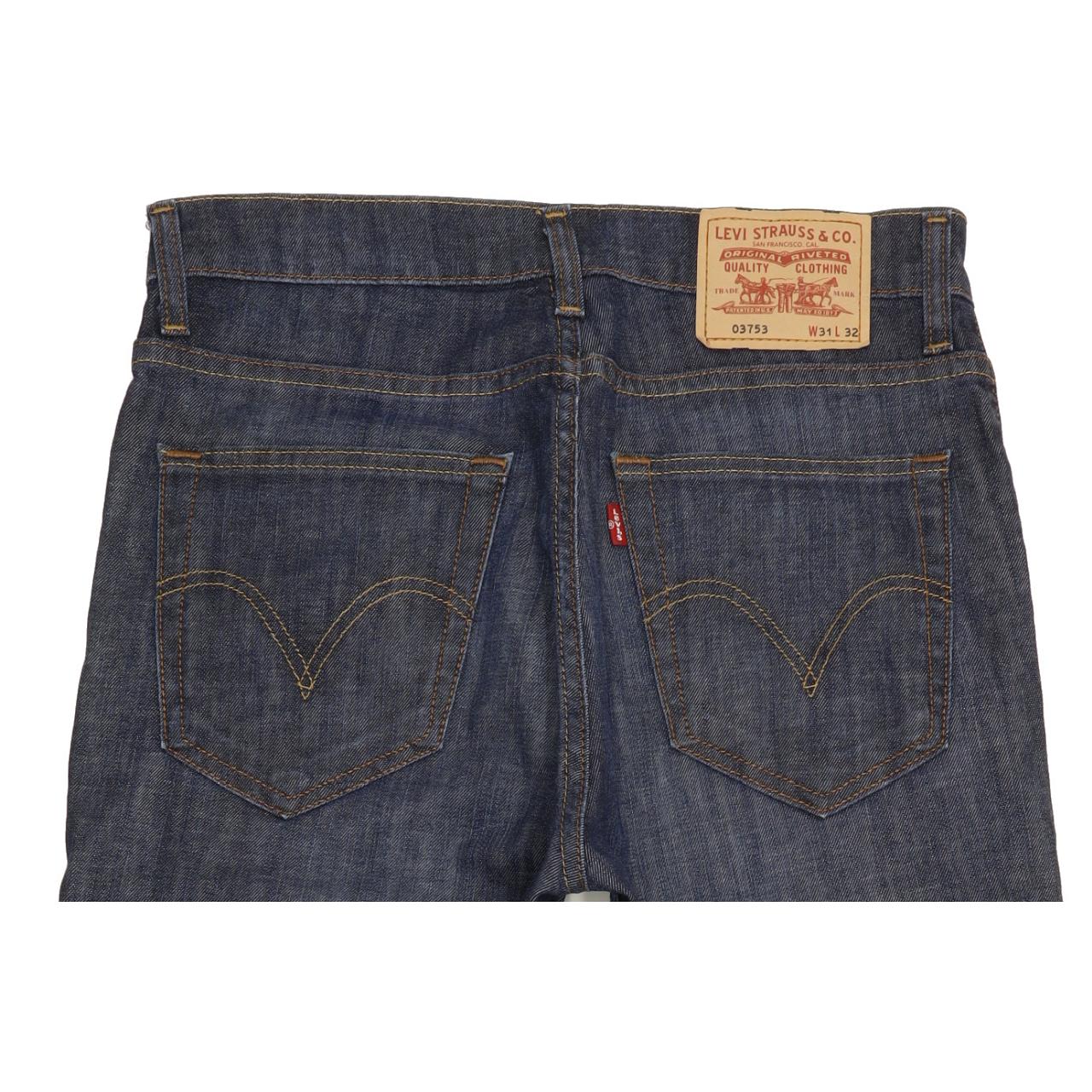 Levi's 753 Men Blue Straight Regular Stretch Jeans W31 L31