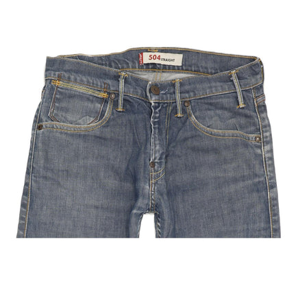 Levi's 504 Men Blue Straight Regular Jeans W30 L33