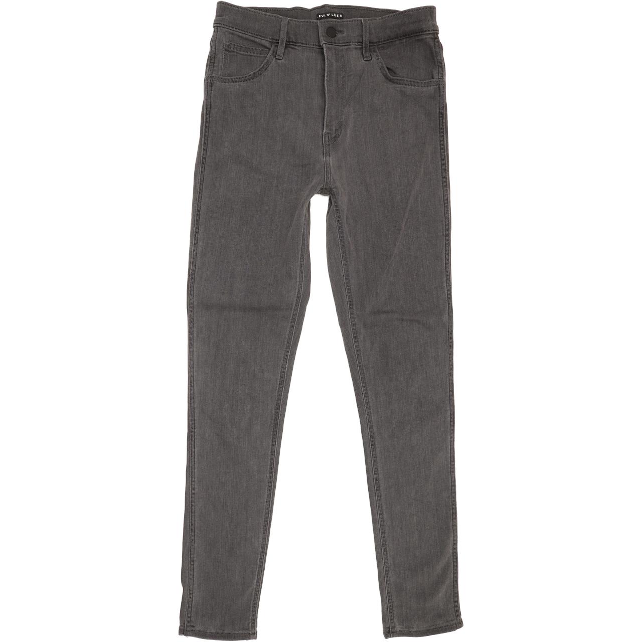Levi's Line 8 Men Grey Skinny Regular Stretch Jeans W28 L29
