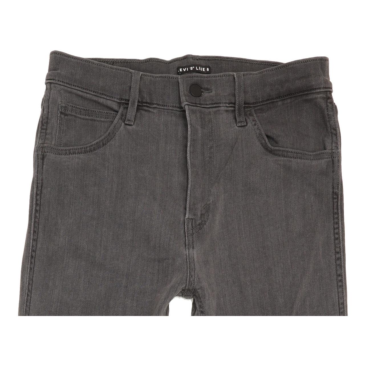 Levi's Line 8 Men Grey Skinny Regular Stretch Jeans W28 L29