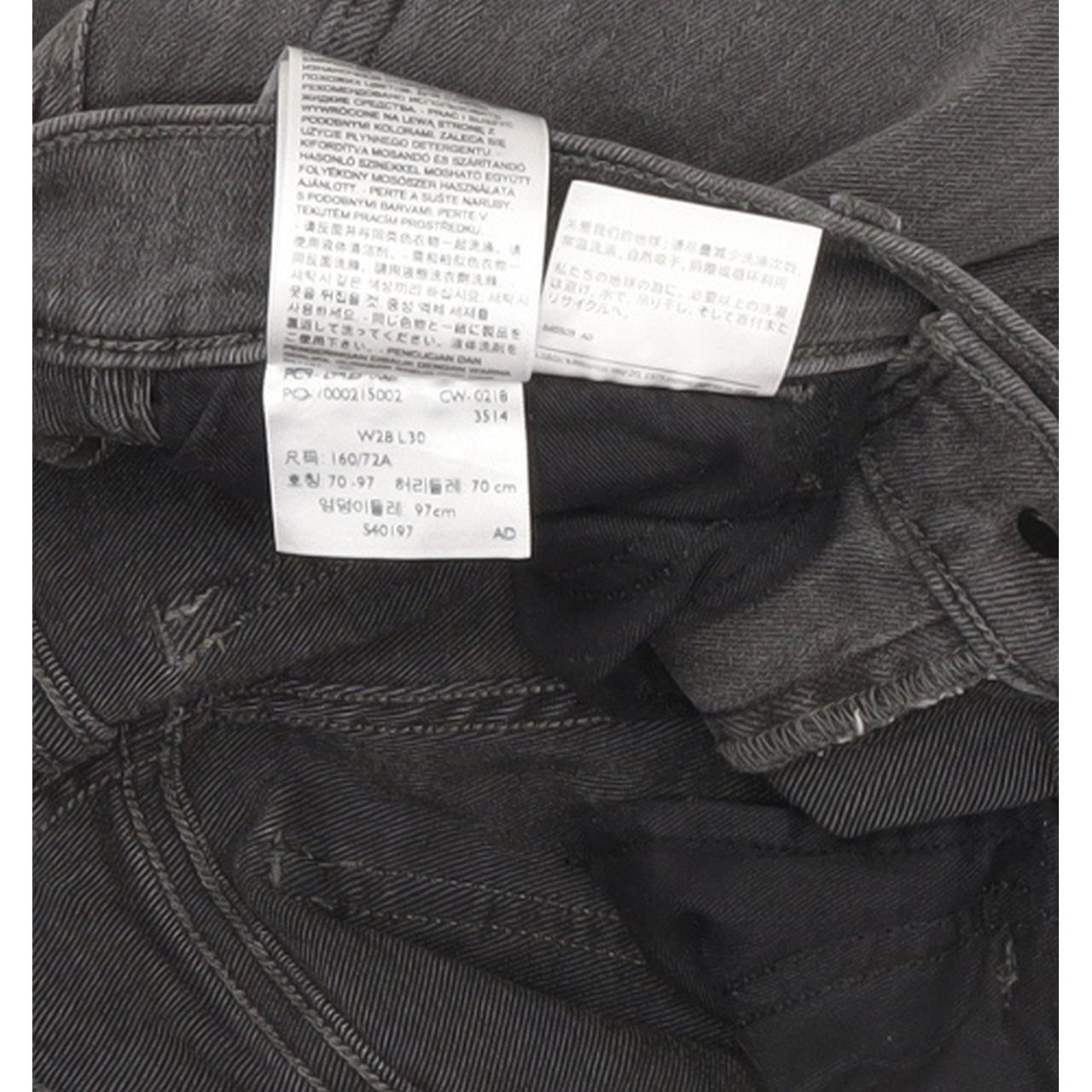 Levi's Line 8 Men Grey Skinny Regular Stretch Jeans W28 L29