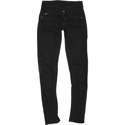 G-Star Lynn Women Black Skinny Slim Stretch Jeans W24 L32