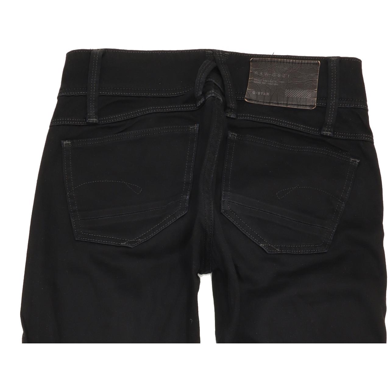 G-Star Lynn Women Black Skinny Slim Stretch Jeans W24 L32