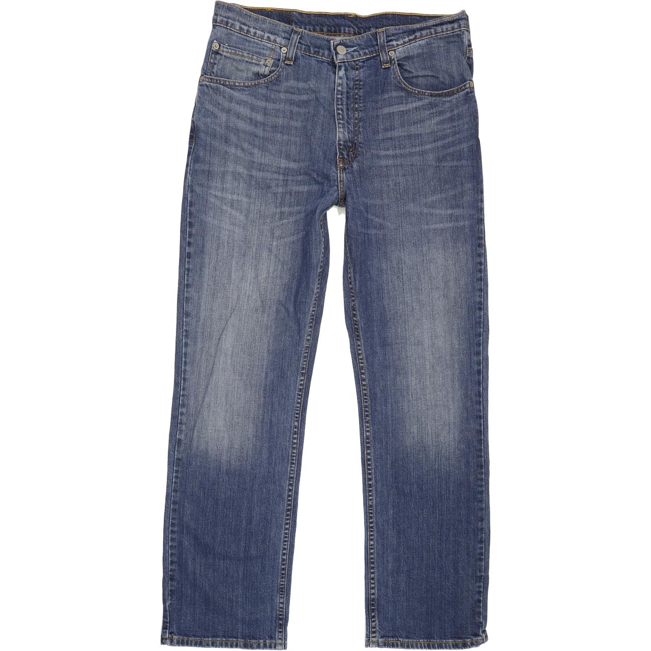 Levi's 752 Men Blue Straight Regular Jeans W34 L30
