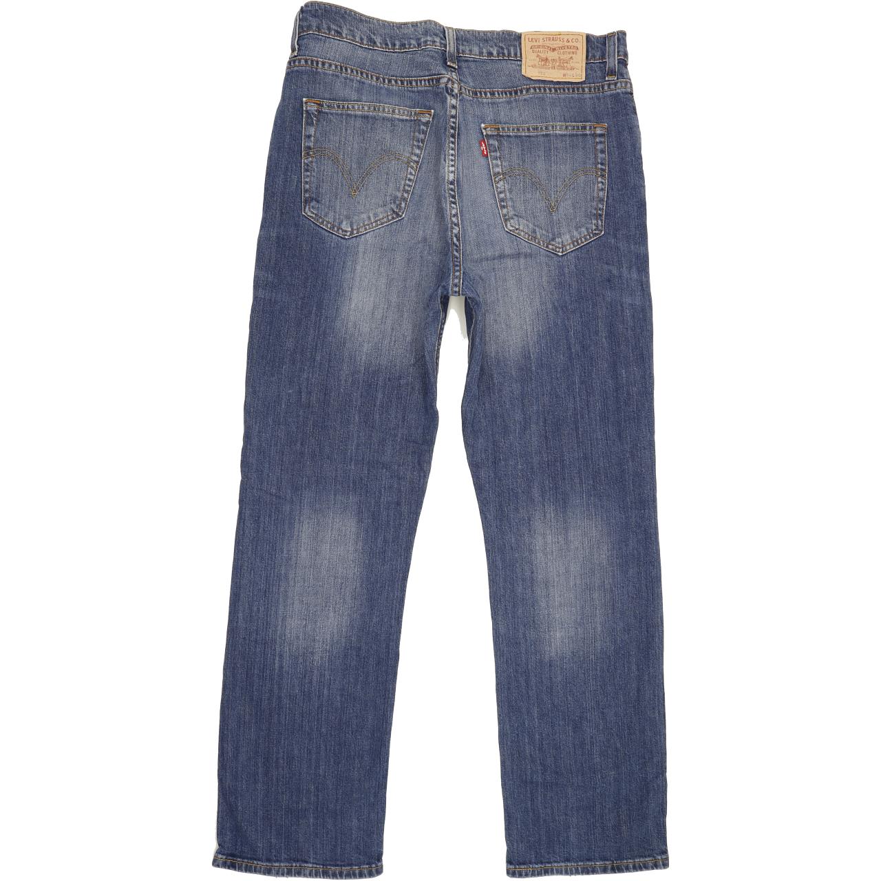 Levi's 752 Men Blue Straight Regular Jeans W34 L30