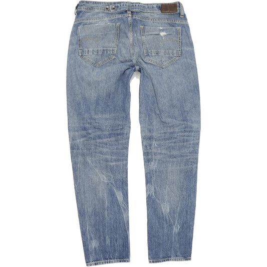 G-Star Midge Women Blue Straight Regular Boyfriend Jeans W29 L32