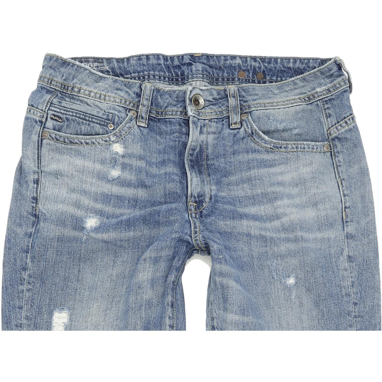 G-Star Midge Women Blue Straight Regular Boyfriend Jeans W29 L32