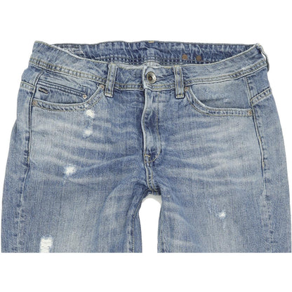 G-Star Midge Women Blue Straight Regular Boyfriend Jeans W29 L32
