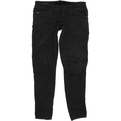 G-Star Midge Zip Women Black Skinny Slim Stretch Jeans W27 L30