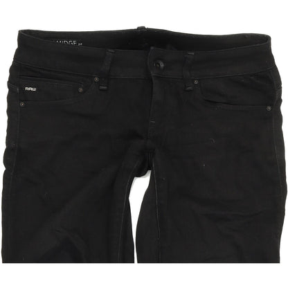G-Star Midge Zip Women Black Skinny Slim Stretch Jeans W27 L30