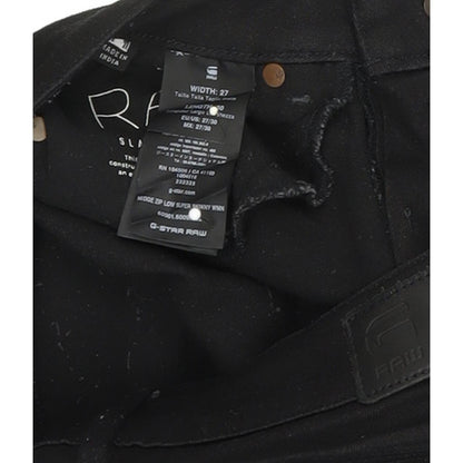 G-Star Midge Zip Women Black Skinny Slim Stretch Jeans W27 L30