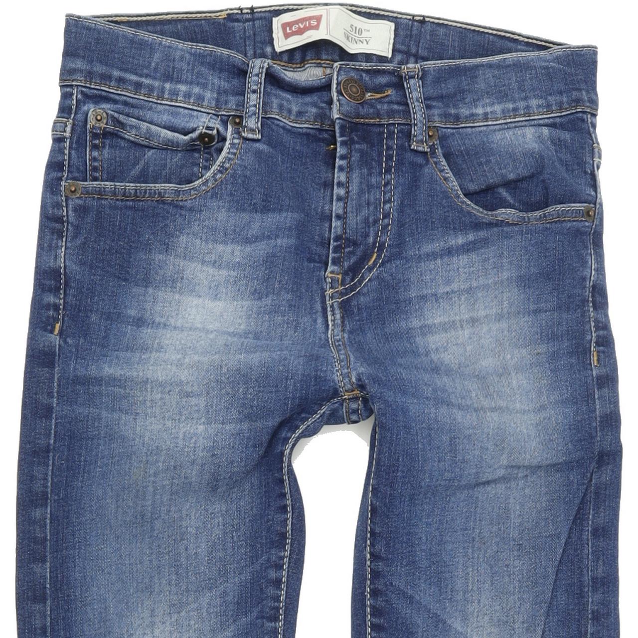 Levi's 510 Kids Blue Skinny Slim Stretch Jeans W24 L27