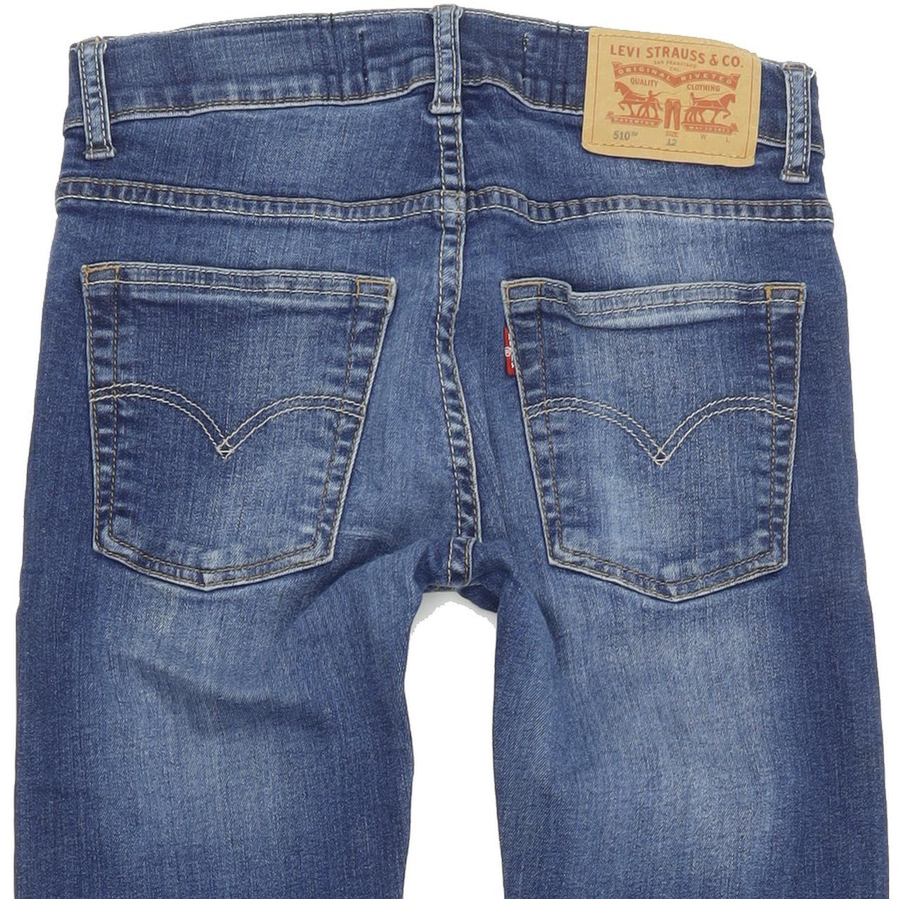 Levi's 510 Kids Blue Skinny Slim Stretch Jeans W24 L27