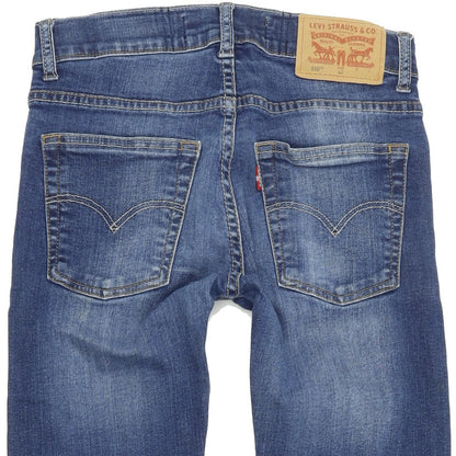 Levi's 510 Kids Blue Skinny Slim Stretch Jeans W24 L27