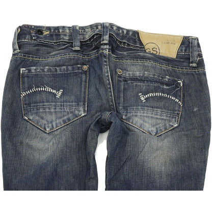 G-Star Radar Narrow Women Blue Straight Slim Jeans W29 L34
