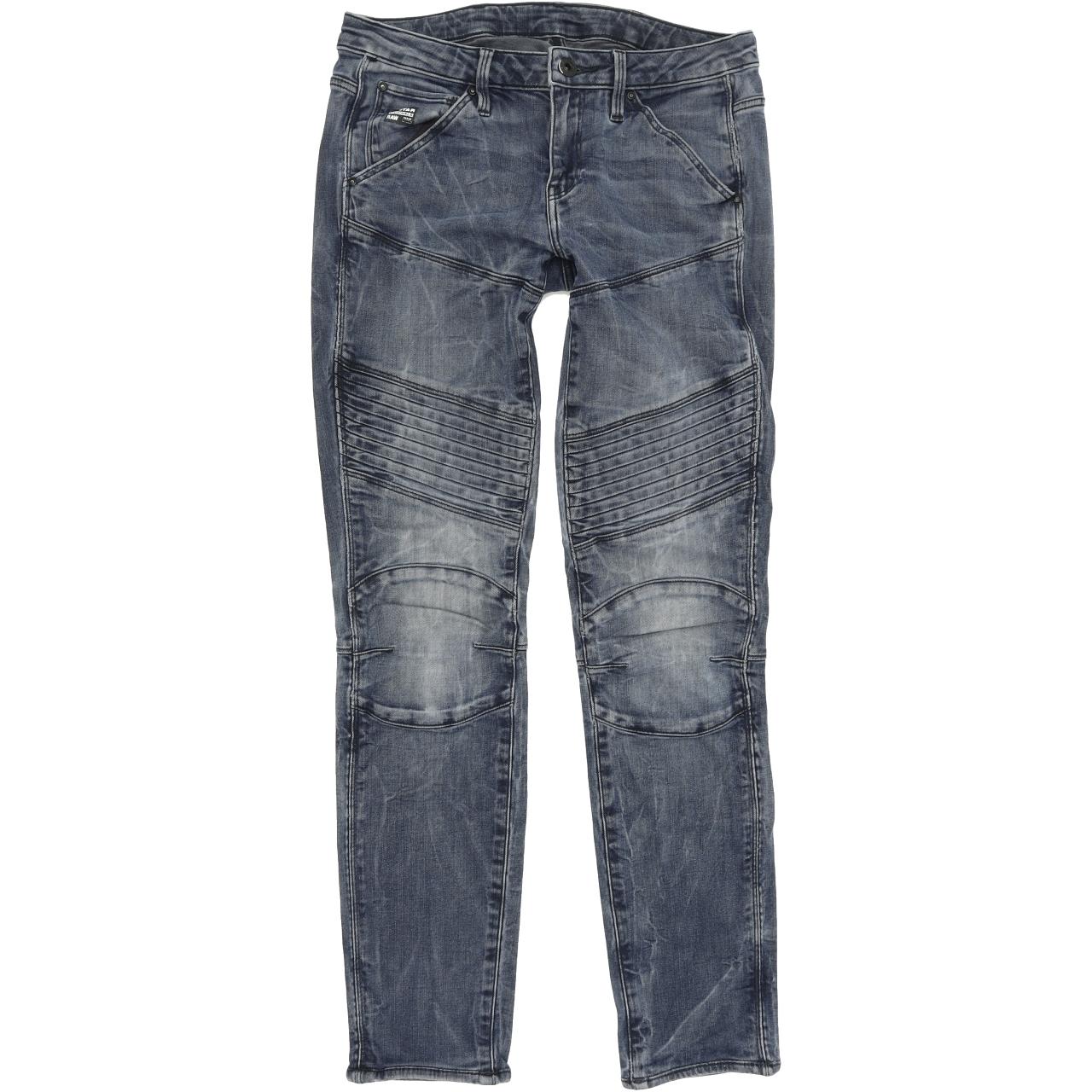 G-Star 5620 Custom Women Blue Skinny Slim Stretch Jeans W27 L28