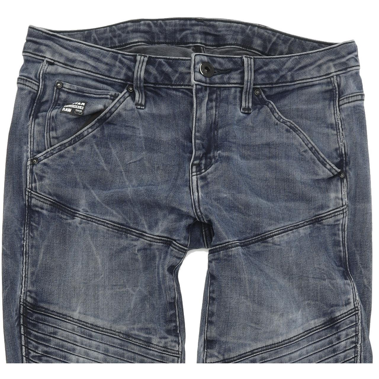 G-Star 5620 Custom Women Blue Skinny Slim Stretch Jeans W27 L28