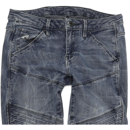 G-Star 5620 Custom Women Blue Skinny Slim Stretch Jeans W27 L28
