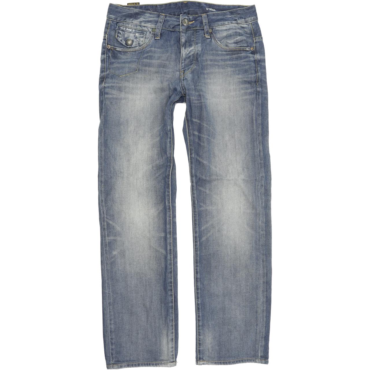 G-Star Morris Men Blue Straight Regular Jeans W29 L28