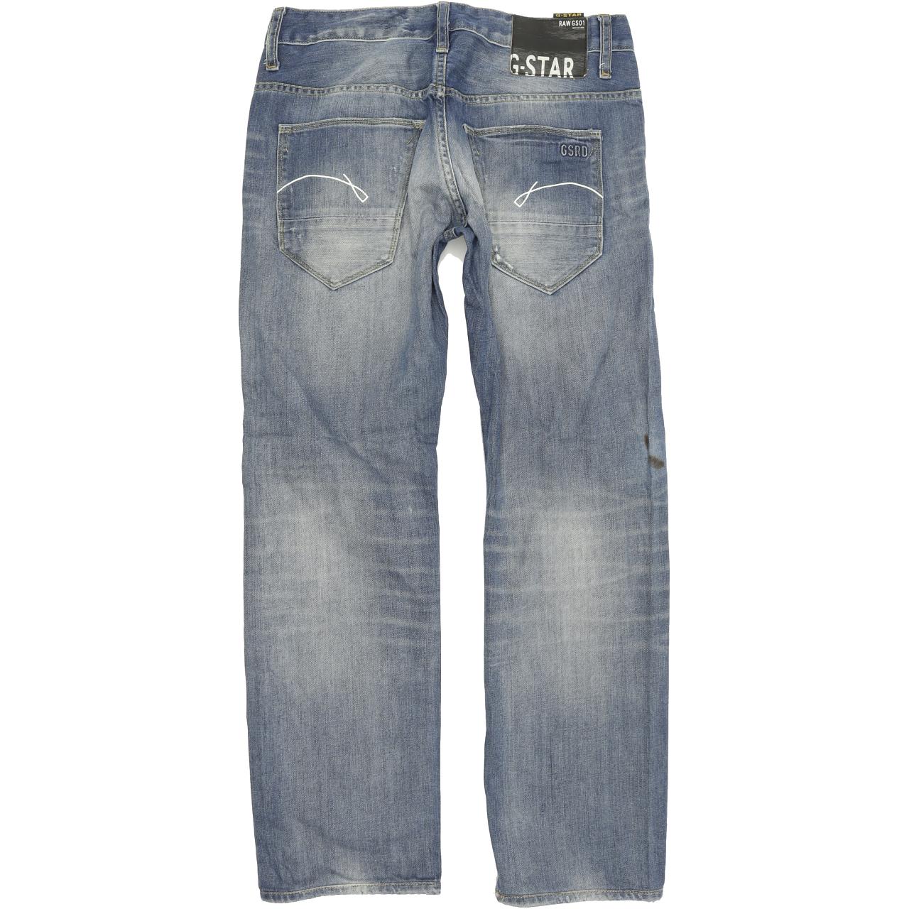 G-Star Morris Men Blue Straight Regular Jeans W29 L28