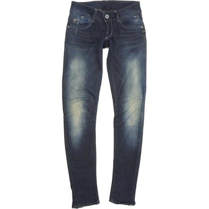 G-Star Lynn Women Blue Skinny Slim Stretch Jeans W27 L32