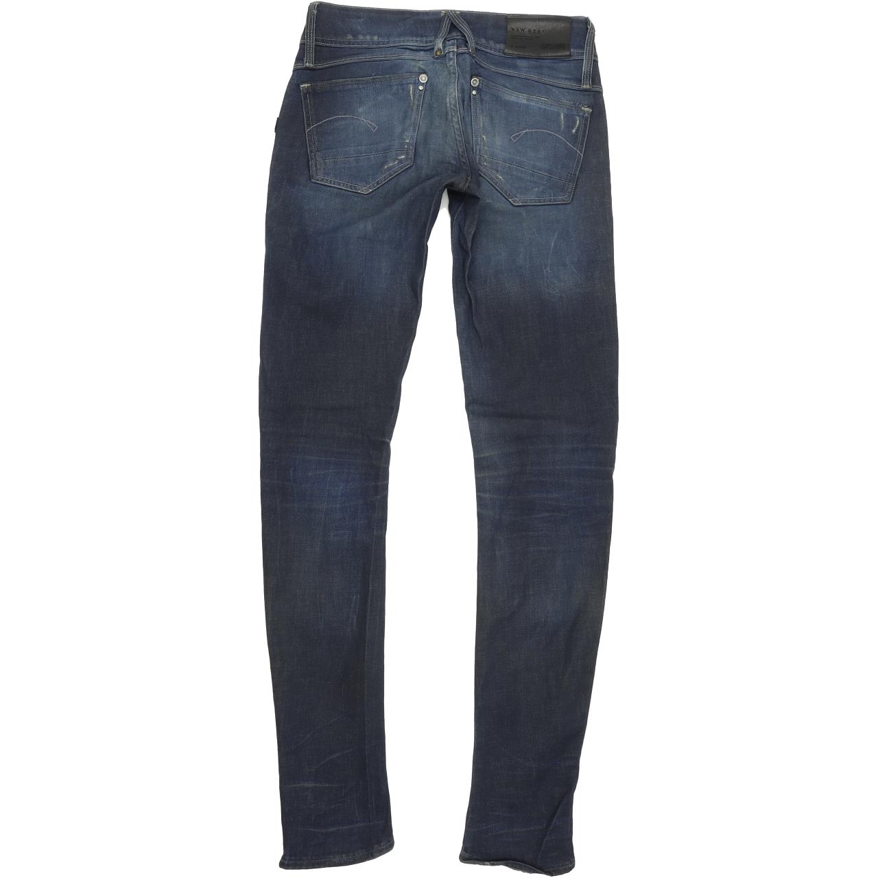 G-Star Lynn Women Blue Skinny Slim Stretch Jeans W27 L32