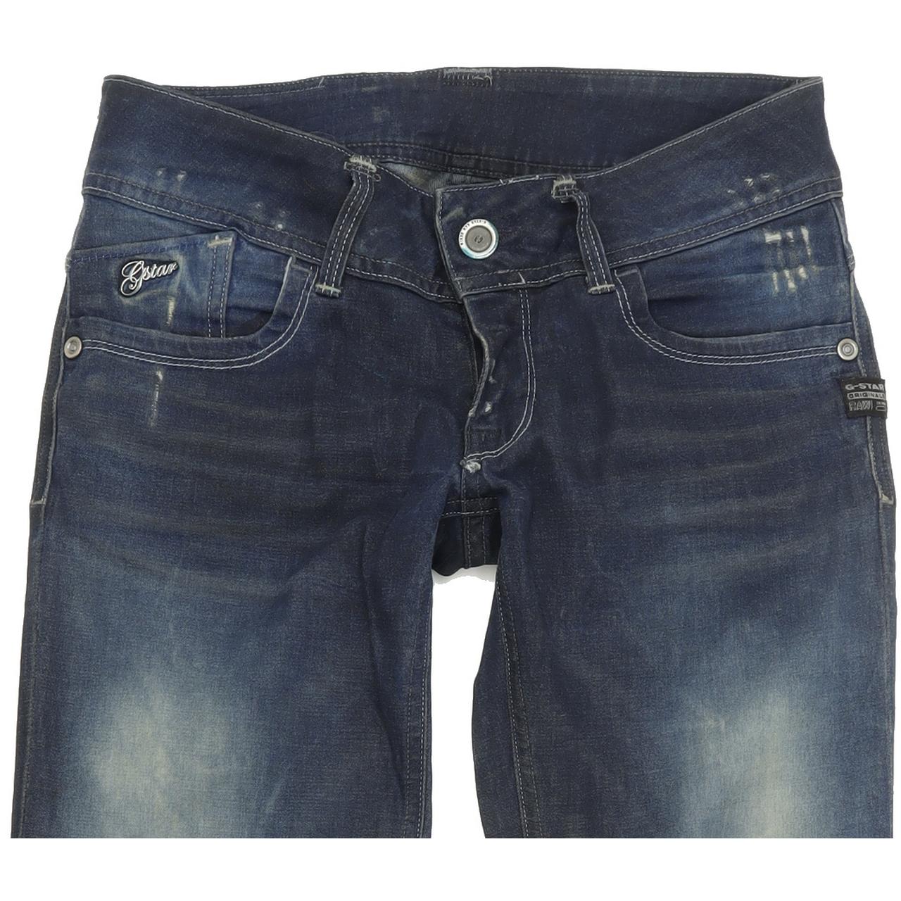 G-Star Lynn Women Blue Skinny Slim Stretch Jeans W27 L32